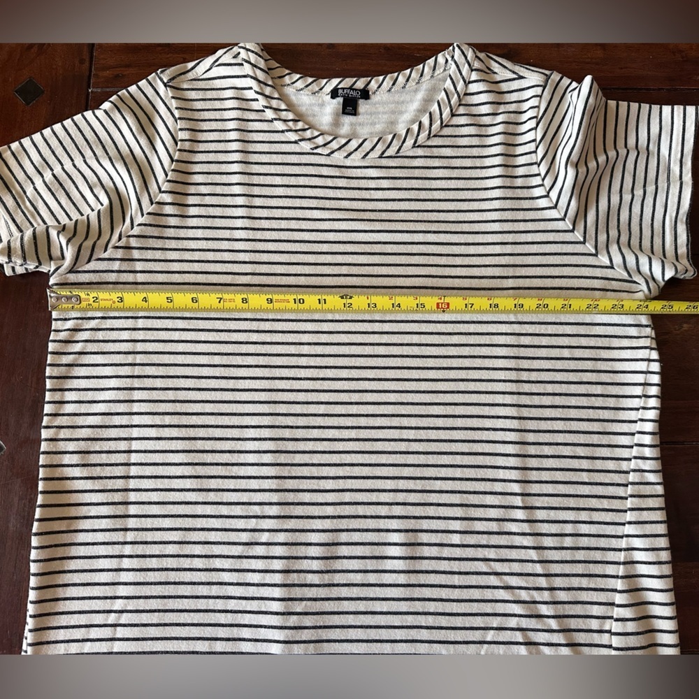 Buffalo David Bitton Striped T-Shirt Dress | Size XXL - Picture 7 of 7